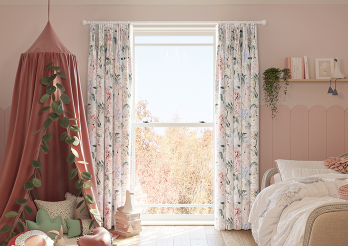 Wisteria, Blush - Made to Measure Curtains - Image 3